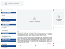 Tablet Screenshot of mayurindustriesltd.com